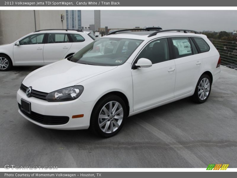 Candy White / Titan Black 2013 Volkswagen Jetta TDI SportWagen