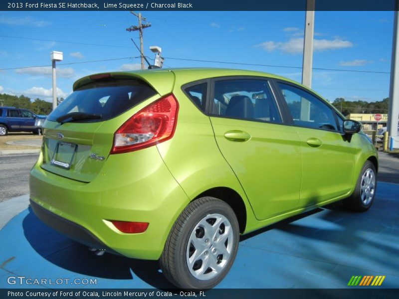  2013 Fiesta SE Hatchback Lime Squeeze