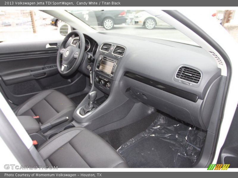 Candy White / Titan Black 2013 Volkswagen Jetta TDI SportWagen