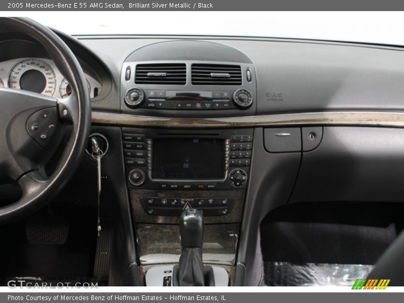 Brilliant Silver Metallic / Black 2005 Mercedes-Benz E 55 AMG Sedan