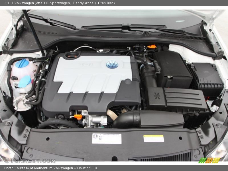 Candy White / Titan Black 2013 Volkswagen Jetta TDI SportWagen