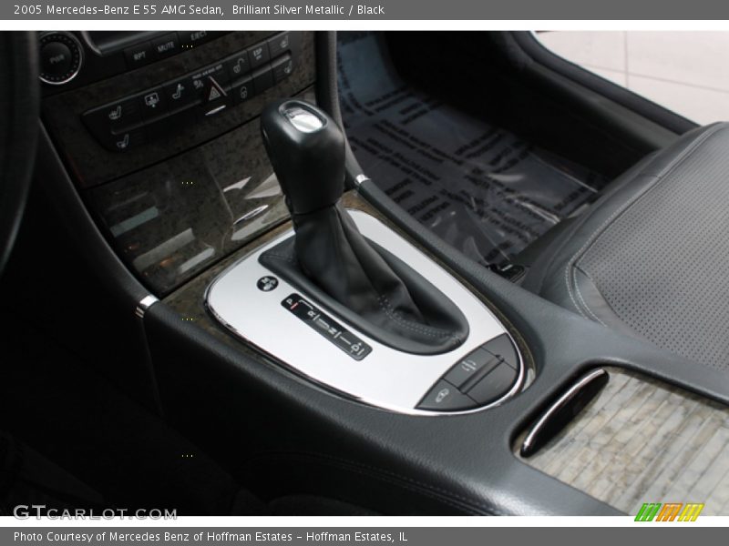 Brilliant Silver Metallic / Black 2005 Mercedes-Benz E 55 AMG Sedan