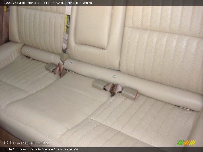 Navy Blue Metallic / Neutral 2002 Chevrolet Monte Carlo LS