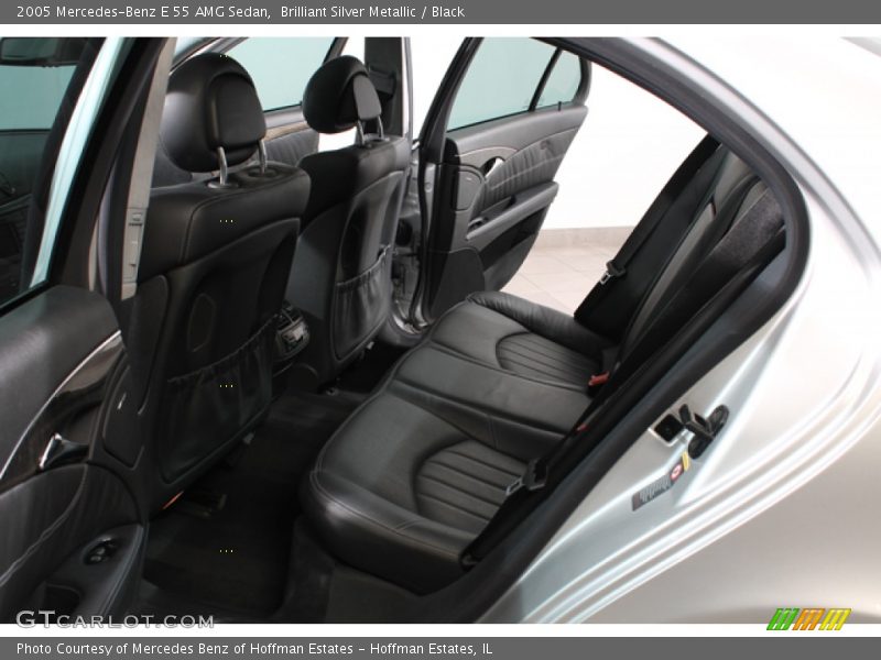 Brilliant Silver Metallic / Black 2005 Mercedes-Benz E 55 AMG Sedan