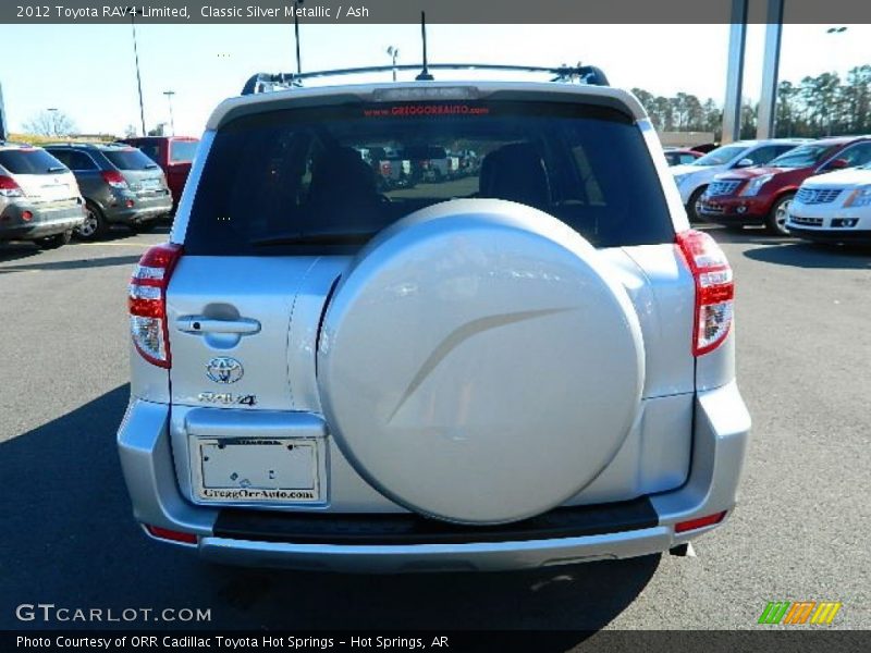 Classic Silver Metallic / Ash 2012 Toyota RAV4 Limited