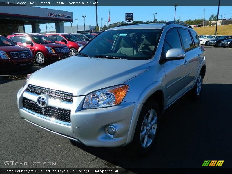 Classic Silver Metallic / Ash 2012 Toyota RAV4 Limited