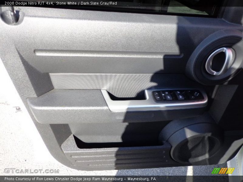 Stone White / Dark Slate Gray/Red 2008 Dodge Nitro R/T 4x4