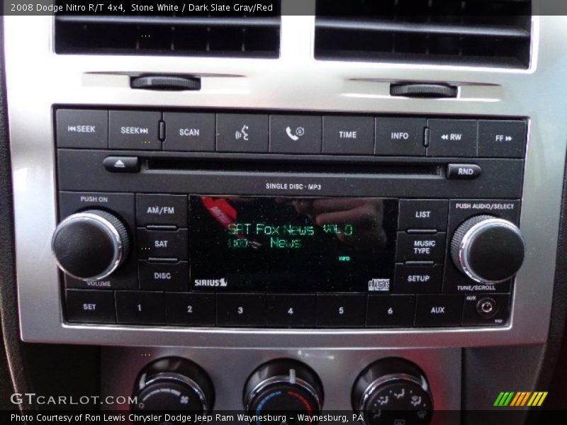 Audio System of 2008 Nitro R/T 4x4