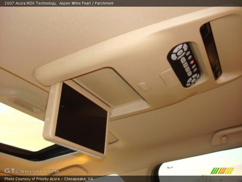 Aspen White Pearl / Parchment 2007 Acura MDX Technology