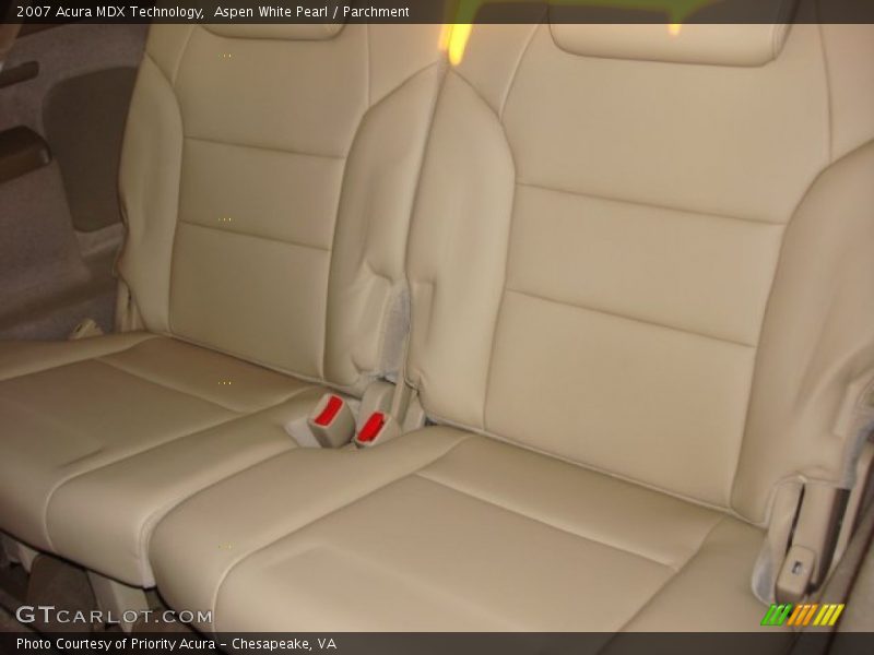 Aspen White Pearl / Parchment 2007 Acura MDX Technology