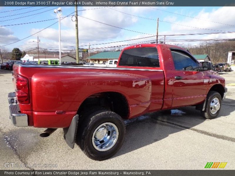  2008 Ram 3500 ST Regular Cab 4x4 Dually Inferno Red Crystal Pearl