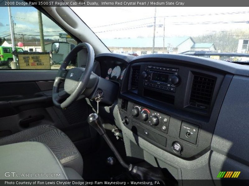 Inferno Red Crystal Pearl / Medium Slate Gray 2008 Dodge Ram 3500 ST Regular Cab 4x4 Dually