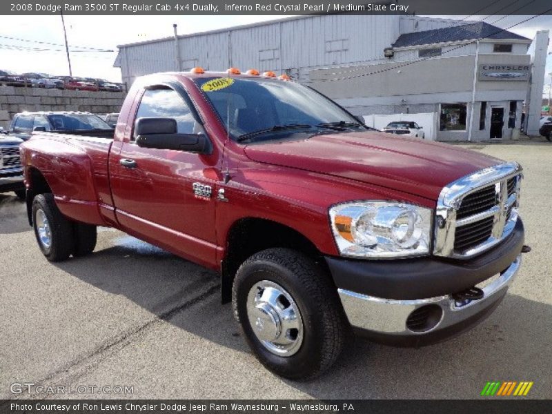 Front 3/4 View of 2008 Ram 3500 ST Regular Cab 4x4 Dually