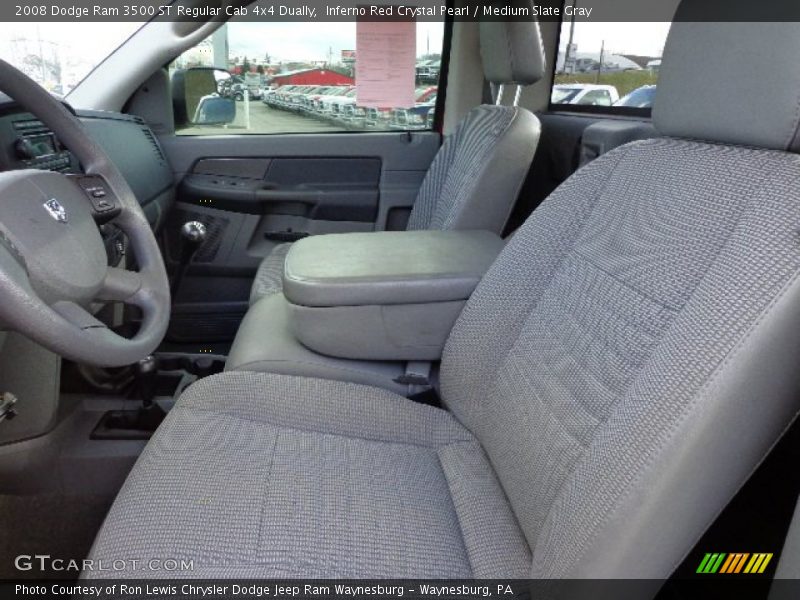 Inferno Red Crystal Pearl / Medium Slate Gray 2008 Dodge Ram 3500 ST Regular Cab 4x4 Dually