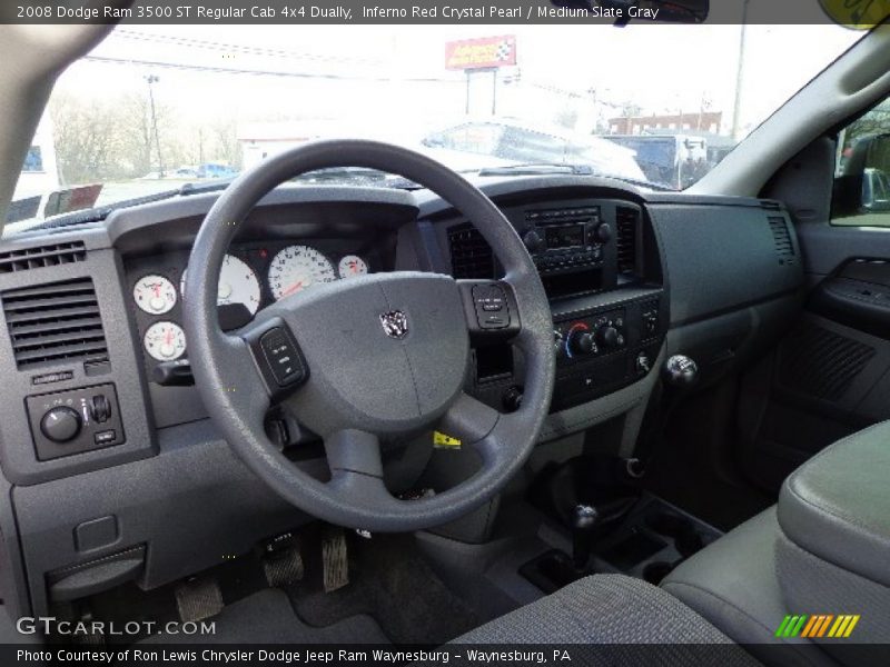 Dashboard of 2008 Ram 3500 ST Regular Cab 4x4 Dually