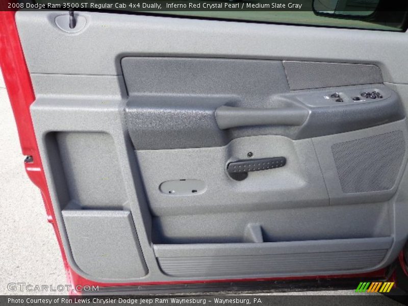 Inferno Red Crystal Pearl / Medium Slate Gray 2008 Dodge Ram 3500 ST Regular Cab 4x4 Dually