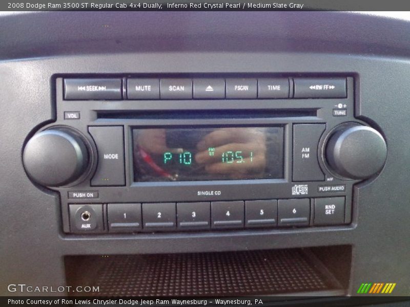 Audio System of 2008 Ram 3500 ST Regular Cab 4x4 Dually