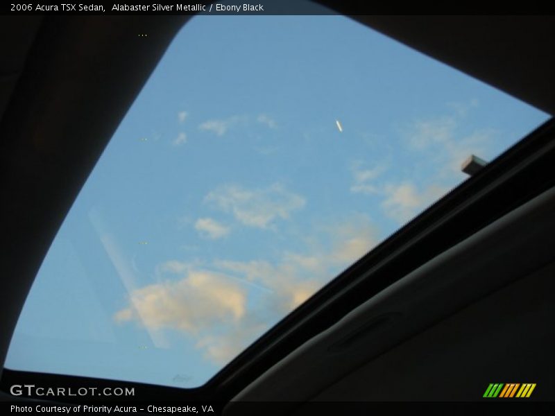 Alabaster Silver Metallic / Ebony Black 2006 Acura TSX Sedan