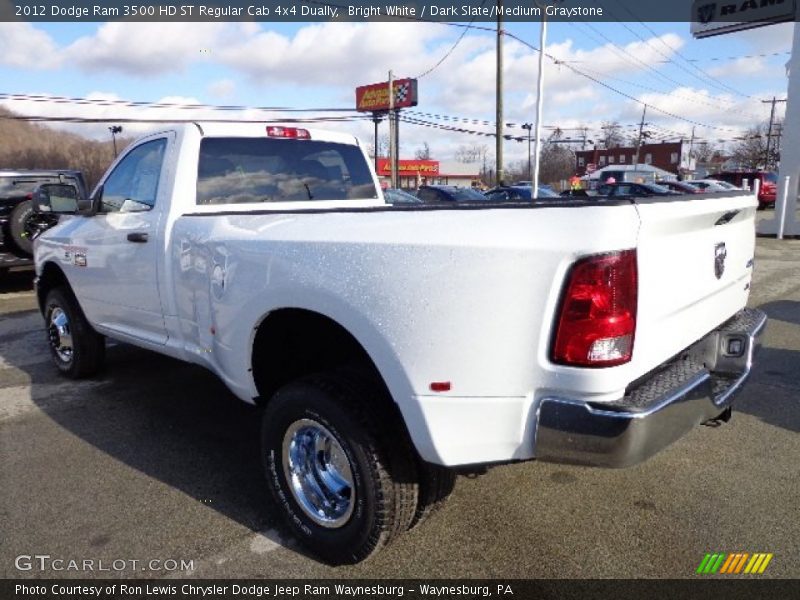  2012 Ram 3500 HD ST Regular Cab 4x4 Dually Bright White