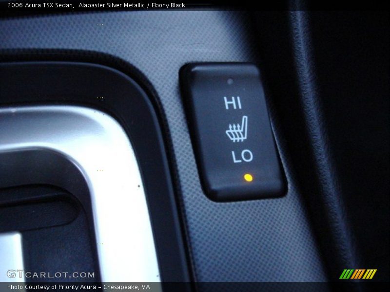 Alabaster Silver Metallic / Ebony Black 2006 Acura TSX Sedan