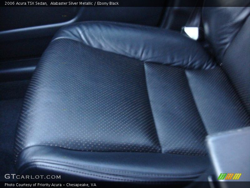 Alabaster Silver Metallic / Ebony Black 2006 Acura TSX Sedan