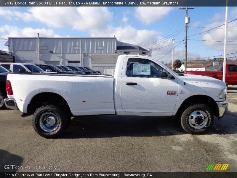  2012 Ram 3500 HD ST Regular Cab 4x4 Dually Bright White