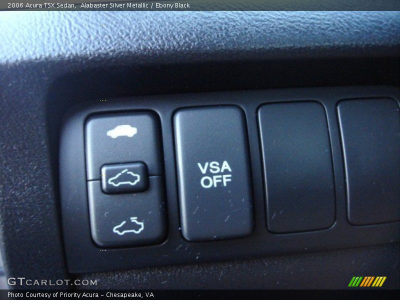 Alabaster Silver Metallic / Ebony Black 2006 Acura TSX Sedan