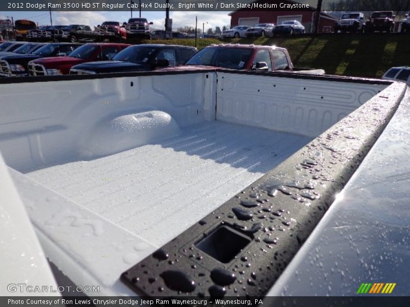 Bright White / Dark Slate/Medium Graystone 2012 Dodge Ram 3500 HD ST Regular Cab 4x4 Dually