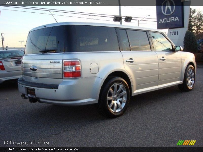 Brilliant Silver Metallic / Medium Light Stone 2009 Ford Flex Limited