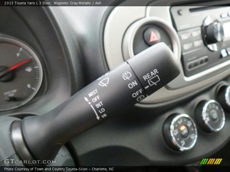 Magnetic Gray Metallic / Ash 2013 Toyota Yaris L 3 Door