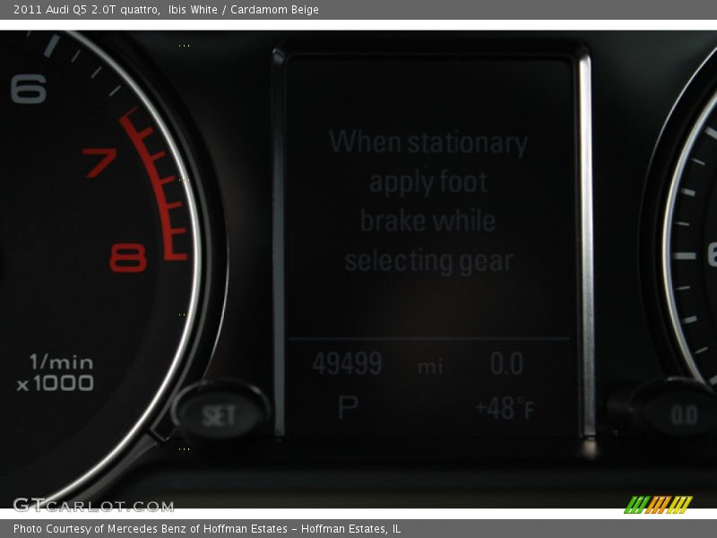 Ibis White / Cardamom Beige 2011 Audi Q5 2.0T quattro