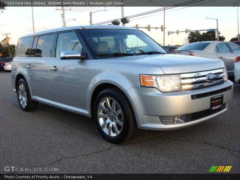 Brilliant Silver Metallic / Medium Light Stone 2009 Ford Flex Limited