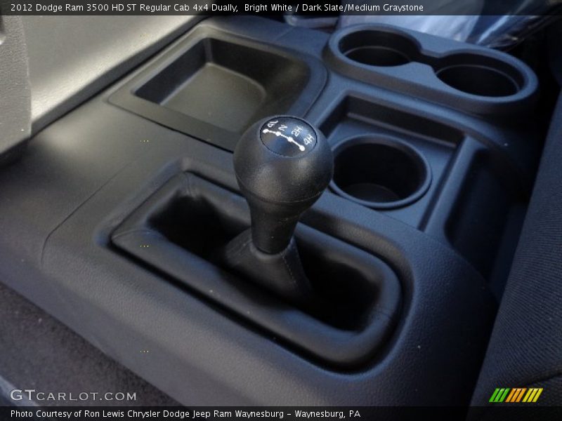 Bright White / Dark Slate/Medium Graystone 2012 Dodge Ram 3500 HD ST Regular Cab 4x4 Dually