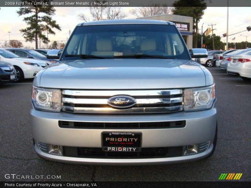 Brilliant Silver Metallic / Medium Light Stone 2009 Ford Flex Limited