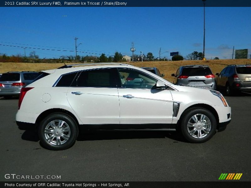 Platinum Ice Tricoat / Shale/Ebony 2013 Cadillac SRX Luxury FWD