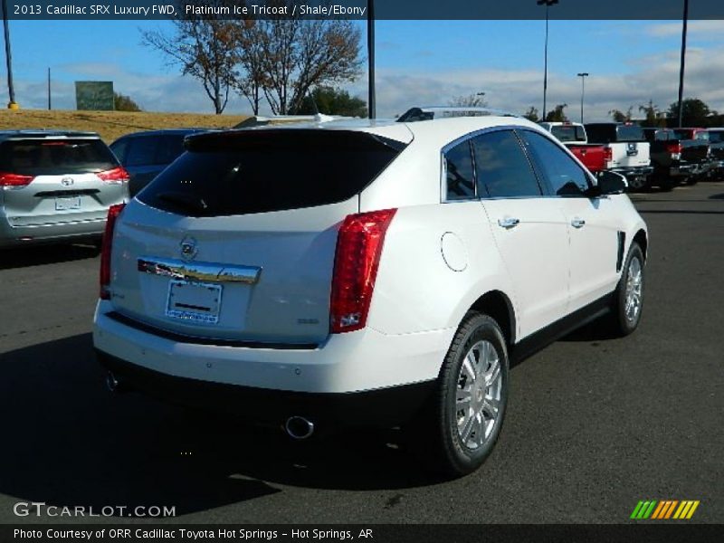 Platinum Ice Tricoat / Shale/Ebony 2013 Cadillac SRX Luxury FWD