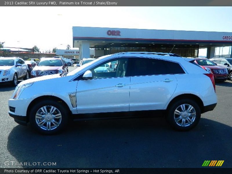 Platinum Ice Tricoat / Shale/Ebony 2013 Cadillac SRX Luxury FWD