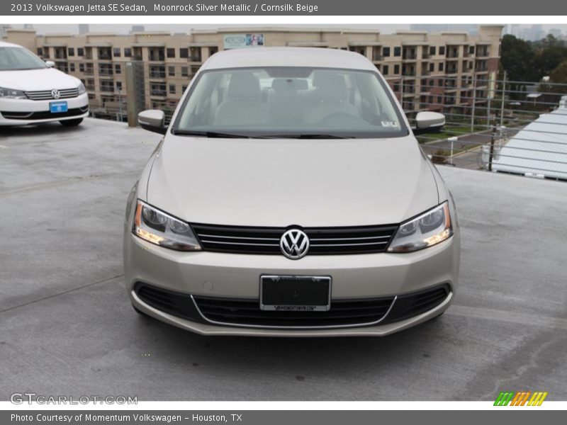Moonrock Silver Metallic / Cornsilk Beige 2013 Volkswagen Jetta SE Sedan