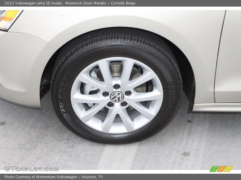 Moonrock Silver Metallic / Cornsilk Beige 2013 Volkswagen Jetta SE Sedan