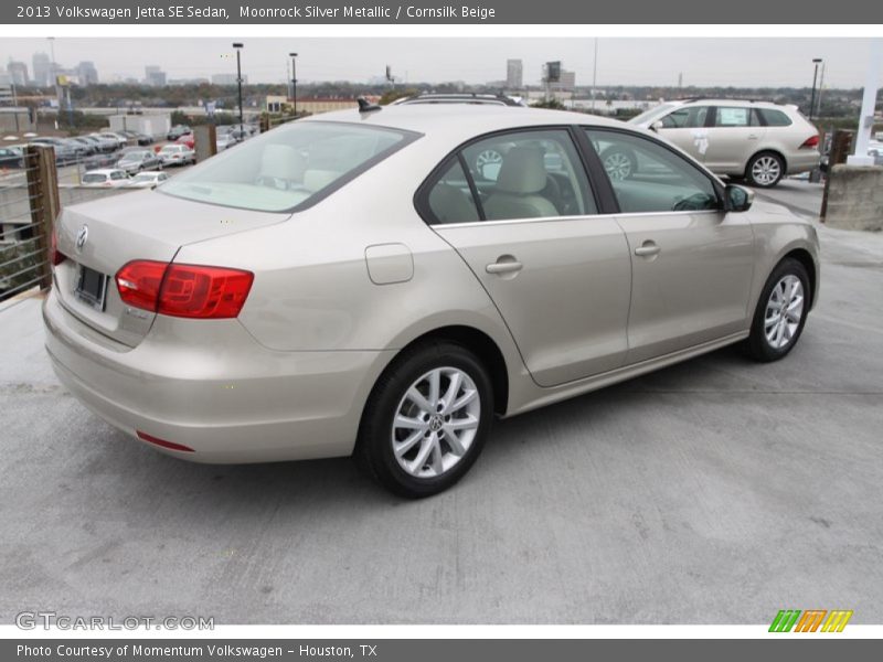 Moonrock Silver Metallic / Cornsilk Beige 2013 Volkswagen Jetta SE Sedan