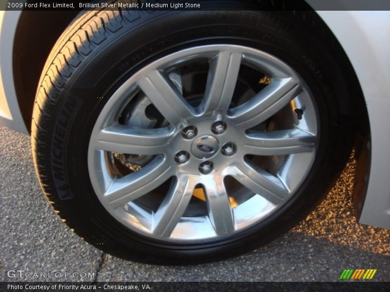 Brilliant Silver Metallic / Medium Light Stone 2009 Ford Flex Limited