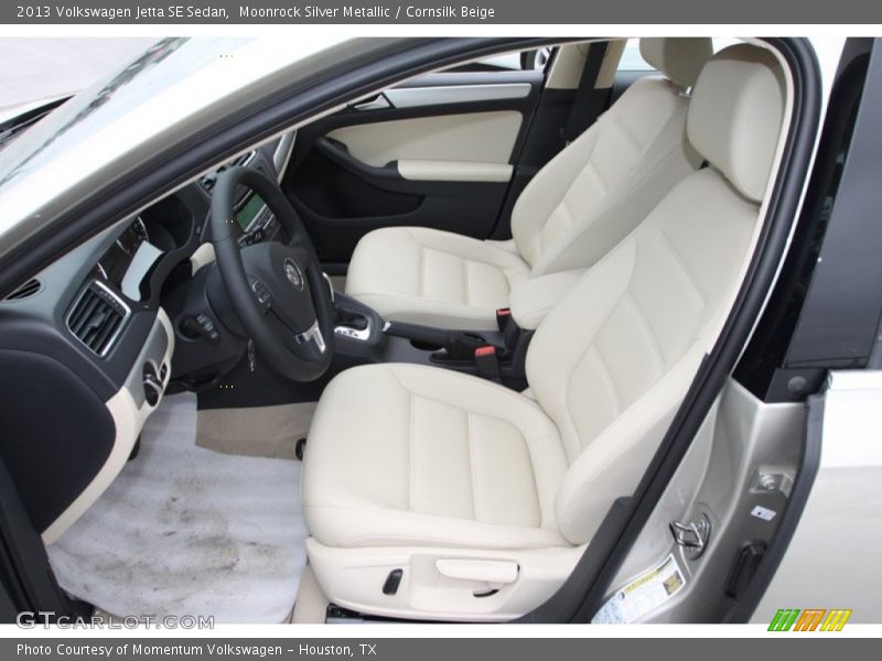 Moonrock Silver Metallic / Cornsilk Beige 2013 Volkswagen Jetta SE Sedan