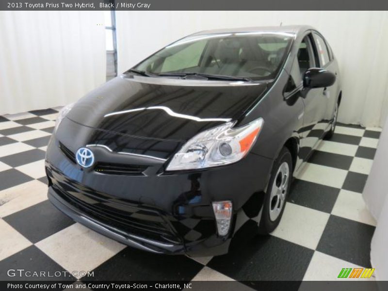 Black / Misty Gray 2013 Toyota Prius Two Hybrid