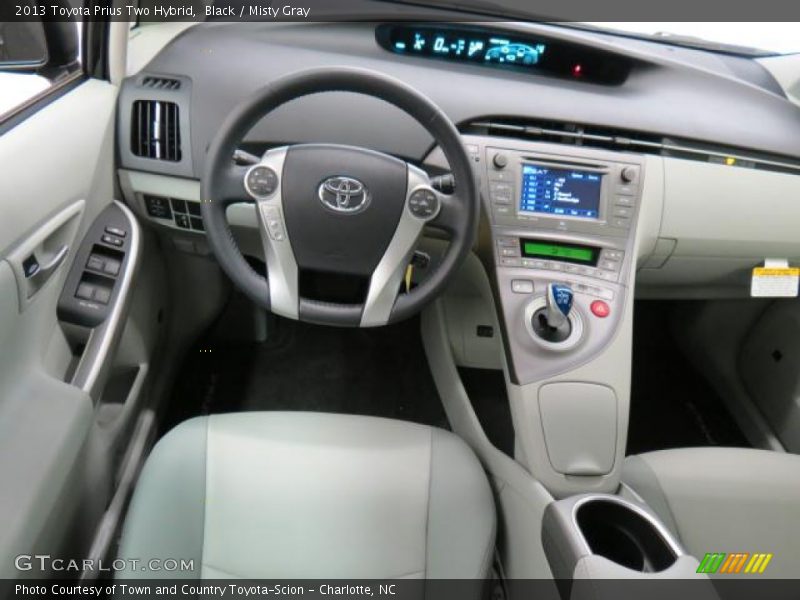 Black / Misty Gray 2013 Toyota Prius Two Hybrid