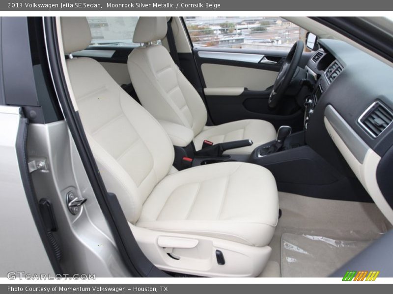 Moonrock Silver Metallic / Cornsilk Beige 2013 Volkswagen Jetta SE Sedan