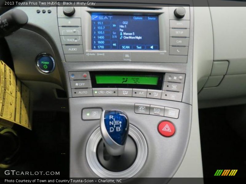 Black / Misty Gray 2013 Toyota Prius Two Hybrid