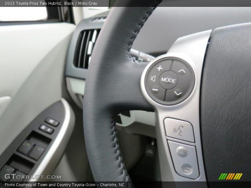 Black / Misty Gray 2013 Toyota Prius Two Hybrid