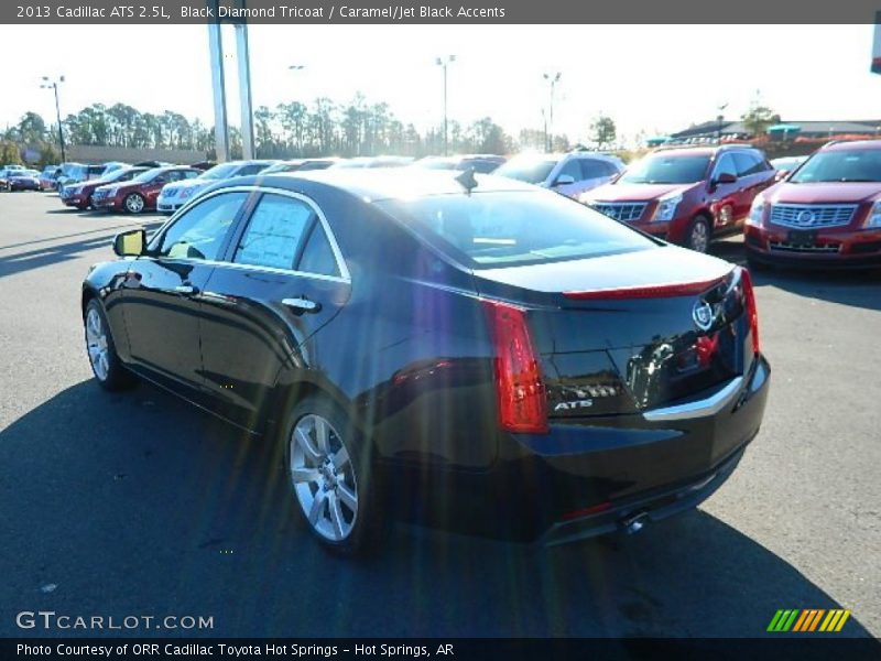 Black Diamond Tricoat / Caramel/Jet Black Accents 2013 Cadillac ATS 2.5L