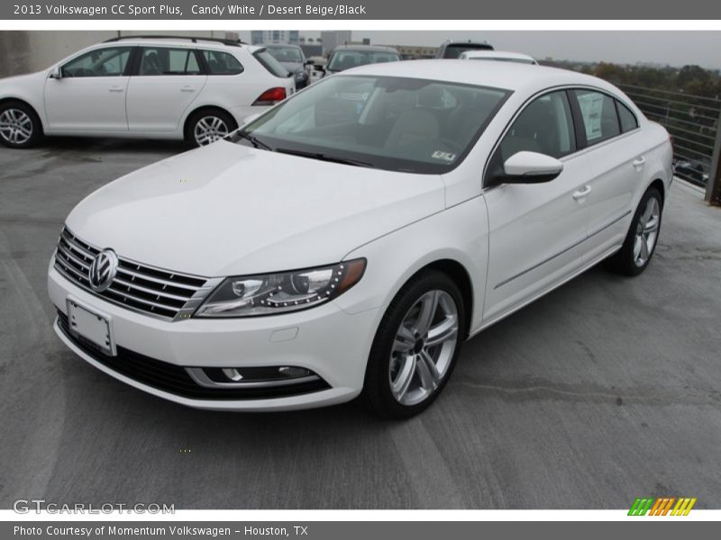 Candy White / Desert Beige/Black 2013 Volkswagen CC Sport Plus