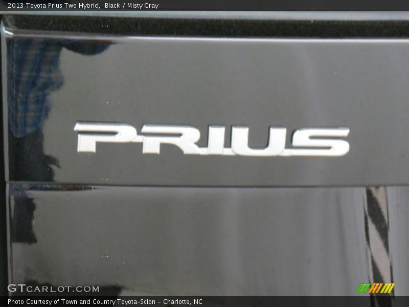 Black / Misty Gray 2013 Toyota Prius Two Hybrid